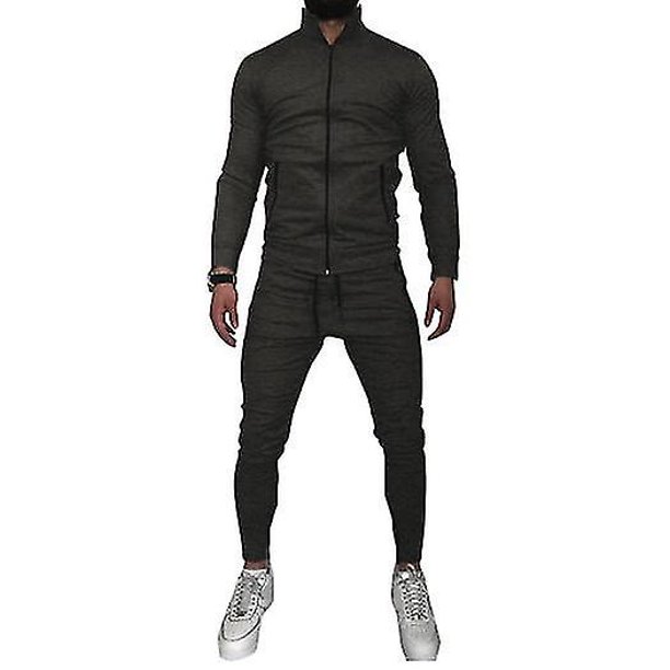 Conjuntos de chándal de 2 piezas para hombre, trajes casuales y cómodos