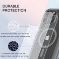thumbnail image 6 of Allytechgroup iPhone 13 Pro Case with Screen Protector, Magnetic Back Cover Compatible with Magsafe Transparent Shockproof Drop Proof Phone Case for Apple iPhone 13 Pro, Grey, 6 of 8