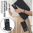 thumbnail image 7 of Phone Case for Samsung Galaxy S22 Plus S22+ 5G Wallet Cover with Screen Protector and Ring Stand Credit Card Holder Slot Crossbody Strap Cell S22+5G S22plus 22S + S 22 22+ Women Girl Men Black, 7 of 7