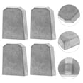 thumbnail image 1 of TABLZONE 4Pcs Rear View Mirror Bracket Iron Holder for Dash Cam Stable Mount Compatible Cars Grey, 1 of 6