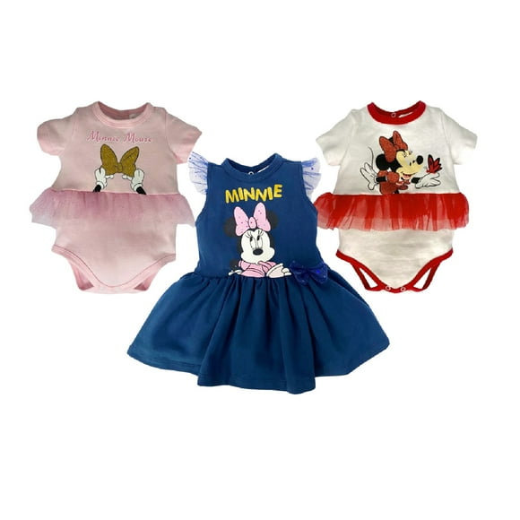 Kit 2 pañaleros 1 vestido Disney Minnie Disney KitD614