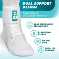 thumbnail image 4 of Férula para Tobillo Med Spec ASO Speed Lacer XX-Large Blanca, 4 of 8