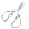 thumbnail image 1 of Sewing Scissors, Embroidery Scissors Fully Embossed Design Silver Color Classic Style  For Needlework For Handicraft, 1 of 8