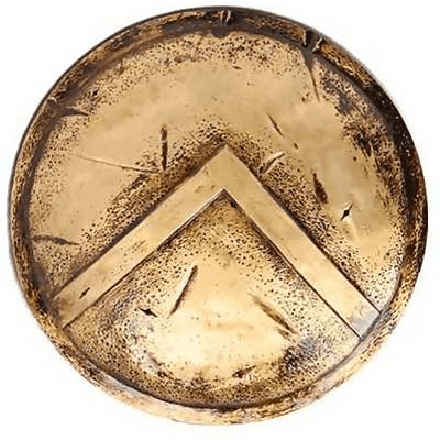 300 King Leonidas Battle Worn Spartan Shield Movie Prop Walmart Com Walmart Com
