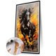 thumbnail image 2 of Kit Pintura Por Números Sobre Lienzo Arte Al Óleo Artesanal Imagen Caballo Pared Del 40x80cm, 2 of 7