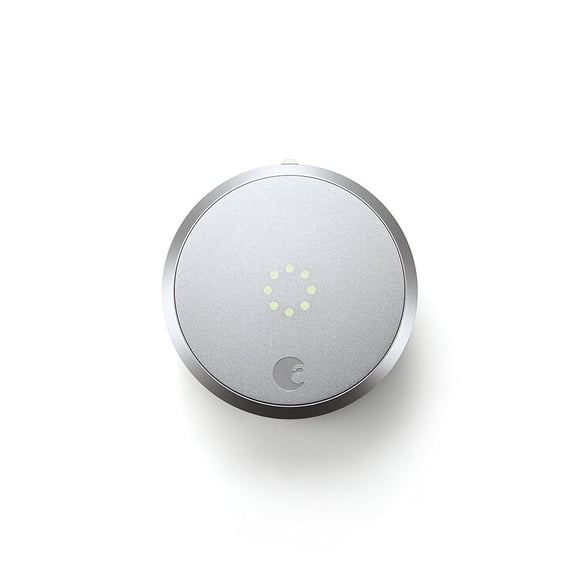 August Smart Lock with Apple HomeKit (Silver)