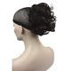 thumbnail image 1 of Extensión de pelo de cola de caballo corta Lydell, postizo sintético ondulado con garra de mandíbula (marrón oscuro), 1 of 5