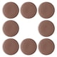 thumbnail image 2 of Pack de 8 Almohadillas de Silicona para Muebles Antideslizantes para Sofás marrón redondo 40mm Zulema almohadillas para patas de sofá, 2 of 8