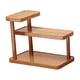 thumbnail image 2 of Estante de exhibición de mesa Organizador de escritorio Organizador de maquillaje decorativo de madera para 30 centímetros, 2 of 8