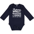 thumbnail image 3 of Inktastic Aerospace Engineer Like Daddy Boys or Girls Long Sleeve Baby Bodysuit, 3 of 5