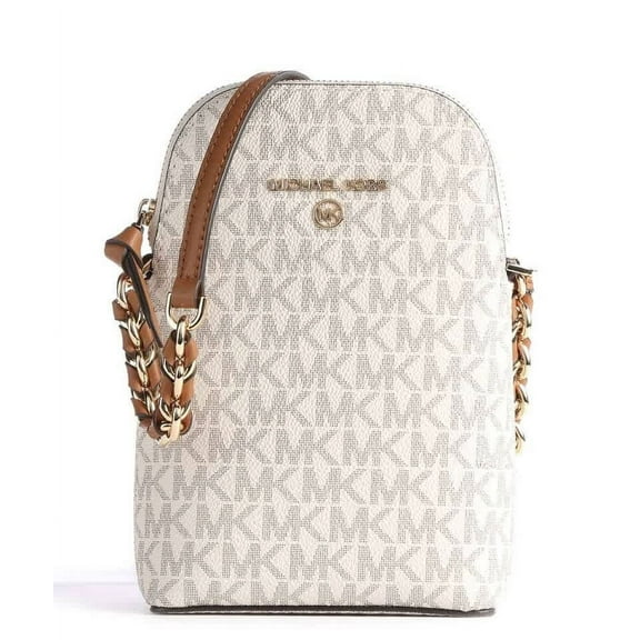 Michael Kors Jet Set Charm Small North/South Chain Phone Crossbody Black One Siz