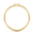 thumbnail image 3 of East-West Stackable Baguette Birthstone Ring - Pink Tourmaline (October), 3 of 5