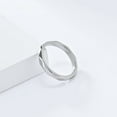 thumbnail image 3 of PAMTIER Unisex Stainless Steel Vintage Personality Cool Hip Hop 4mm Thin Stackable Rhombic Cut Multi-Faceted Biker Ring Comfort Fit Silver Size 9, 3 of 6