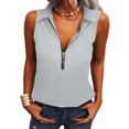 thumbnail image 3 of Basic Tank Tops for Women Long Casual Plain Color Summer Tank Tops for Women Adjustable Breathable Round Neck Sleeveless Camisole Undershirt Basic Tanks Top, 3 of 9