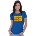 thumbnail image 3 of Funny Super Mom Wife Tired Humor Womens Fitted Plus Size Graphic Tee Brisco Brands 2X, 3 of 5