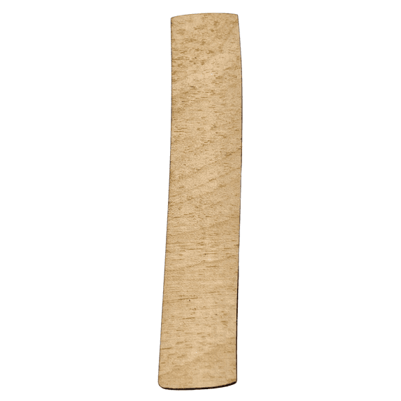 14" Tall Birch Wood Letter I | 1/4" Thick | Wood Craft Letter | American Font