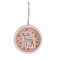 thumbnail image 1 of Ounissouiy Adorno de escritorio, decoración de mesa, colgante de Navidad, accesorios multiusos para el hogar, artesanía, accesorios luminosos para Kits de decoración para fiestas Patrón de ciervo, 1 of 6