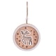 thumbnail image 1 of Bewildely Adorno de escritorio Decoración de Colgante de Navidad Tamaño compacto Accesorios para el hogar Artesanía Accesorios para Kits de decoración para fiestas Patrón de ciervo, 1 of 6