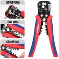 thumbnail image 2 of 9-in-1 Pro Stripper & Crimping Pliers – AWG 8-18, Copper & Steel Wire 2 of 6