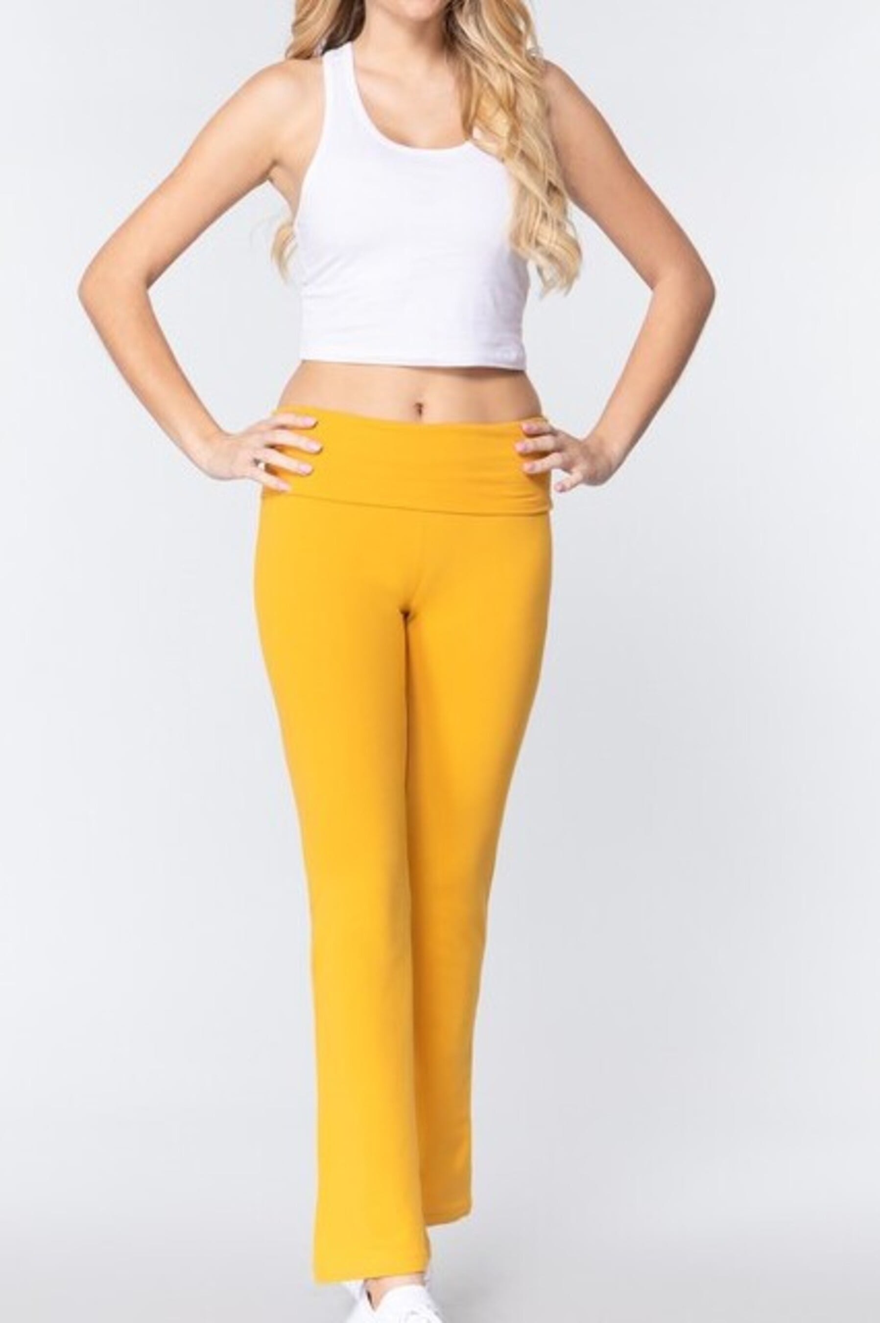 Mustard yellow yoga pants cheap