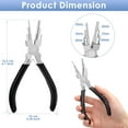 thumbnail image 2 of Bail Making Pliers, 6 in 1 Round Nose Pliers for Making Jump Rings, Wire Wrapping, Jewelry Making, Loop Making, Forming Bends, 2 of 7
