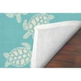 thumbnail image 4 of Liora Manne Capri Turtle Area Rug Aqua Indoor Outdoor 5x7 Weather Resistant, 4 of 4