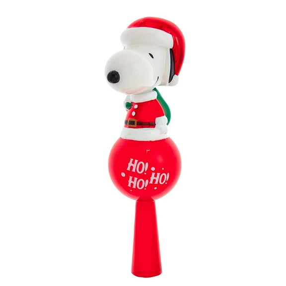 Peanuts PN4251 11 in. Glass Snoopy Tree Topper