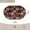 Christmas Print, variant on Uorisanigo Santa Claus Placemats Set of 4 Wipeable PU Leather Oval Placemats Oilproof Heat Resistant Table Mats for Christmas Dining Table Decor Party Supplies 12x18