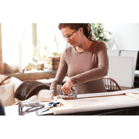 HART Light Duty Chrome Staple Gun with Bonus Staples