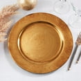 thumbnail image 2 of Fennco Styles Copper Antique Charger Plates 13" Round, Set of 4 – Elegant & Sturdy Table Chargers for Banquets, Family Dinners, Special Events, Everyday Use and Home Décor, 2 of 4