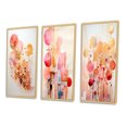 thumbnail image 3 of Designart "Circular Geometry Serendipity II" Modern Geometric Framed Wall Art Set Of 3 - Gold Abstract Frame Gallery Set For Office Decor, 3 of 6