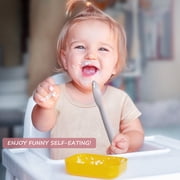 IYYI Baby Feeding Spoons, Baby Spoons Self Feeding, Infant Spoons for First Stage, Dishwasher Safe
