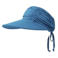 thumbnail image 5 of Vorkoi Sun Hats for Women UV Protection Sun Visor Wide Brim Summer Hats with Ponytail, 5 of 5