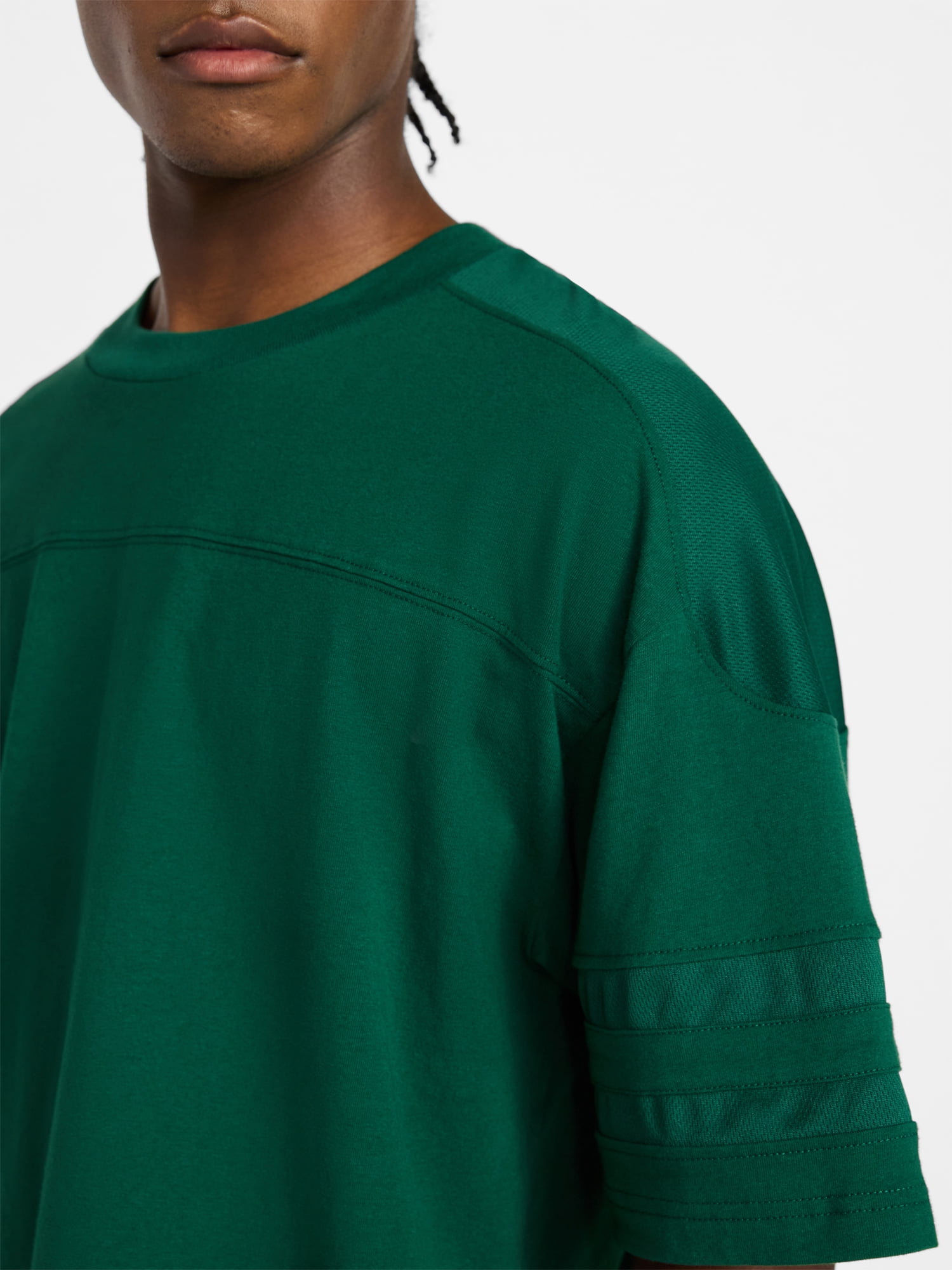 No Boundaries Mesh Football Tee with Short Sleeves, Men's XS-4XLT