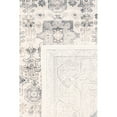 thumbnail image 3 of Pasargad Home  Turkish Majestic Design Oriental Area Rug 6' Square - Ivory/Grey, 3 of 5