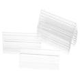 thumbnail image 4 of 10pcs Clear Plastic Name Tent Holders V-shaped Table Tent Cards Name Plate Holder Desk Sign Frame for Conference Meetings and Events, 4 of 7