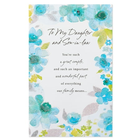 American Greetings Floral Anniversary Card for Daughter and Son-in-Law