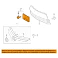 thumbnail image 3 of For 14-16 Corolla Front License Plate Holder Bracket Assy TO1068122 5211402080, 3 of 5