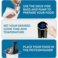 thumbnail image 5 of Yedi Infinity Sous Vide, Powered by Octcision Technology,  Color Black,  Features Deluxe Accessory kit, 5 of 6