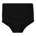 thumbnail image 3 of High Waist Maternity Underwear with Bump Support Soft Breathable Ribbed Stretch Adjustable Lace Trim Comfortable Seamless Postpartum Belly Band for Pregnancy, 3 of 7