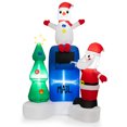 thumbnail image 2 of Costway Inflables Navideños Buzón Iluminado Papá Noel Muñeco de Nieve Árbol de Navidad con Luces LED Incorporadas 112 x 95 x 185 cm, 2 of 10
