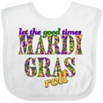 thumbnail image 3 of Inktastic Mardi Gras Let the Good Times Roll Boys or Girls Baby Bib, 3 of 4