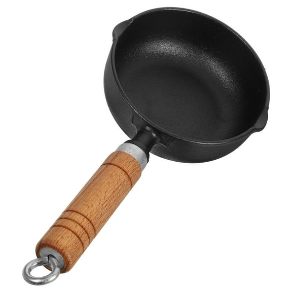 Raindrops Black Cast Iron Saucepan - , Easy to Clean, Versatile Cookware for Home Cooking and Everyday Use