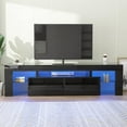 St.Mandyu LED TV Stand for 50/55/60 inch TV, High Glossy Modern