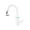 White, variant on Matte White Pull Out Kitchen Faucet, 360 Rotation Brass Stream Sprayer Head Hot Cold Washing Sink Mixer Tap Deck Mounted Crane ,Easy to Install