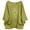 Green-shirts, variant on Inverlee Cotton Linen Oversized V Neck Tunic Tops for Women Trendy Floral Print Wide 3/4 Sleeve Shirts Dressy Casual Breathable Loose Fit Blouse with High-low Hem