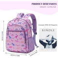 thumbnail image 2 of Women's backpack, cute, lightweight, waterproof travel backpack, picnic backpack, dinosaur women's backpack with chest and dinosaur pink, 2 of 6
