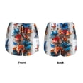 thumbnail image 3 of Balery 3D Butterfly Pantalones cortos deportivos para mujer con forro y dos bolsillos, elásticos, para entrenamiento, gimnasio, yoga-XX-Large, 3 of 7