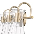 thumbnail image 5 of Millennium Lighting  Camellia 2/3/4 Light Vanity Fixture 3 Light - Modern Gold, 5 of 5