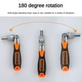 thumbnail image 4 of Kit De 38 Herramientas Para Moto Y Bicicleta, Juego De Trinquete Con Sockets Y Destornilladores, Multiusos Portátil Para Mantenimiento Rápido, 4 of 6
